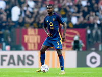 Evan Ndicka of AS Roma during the Serie A Enilive match between AS Roma and Udinese Calcio at Stadio Olimpico on September 22, 2024 in Rome,...