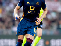 Artem Dovbyk of AS Roma during the Serie A Enilive match between AS Roma and Udinese Calcio at Stadio Olimpico on September 22, 2024 in Rome...