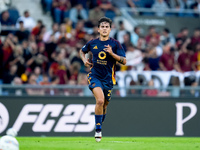 Paulo Dybala of AS Roma looks on during the Serie A Enilive match between AS Roma and Udinese Calcio at Stadio Olimpico on September 22, 202...