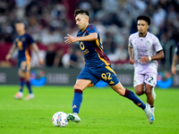 Stephan El Shaarawy of AS Roma during the Serie A Enilive match between AS Roma and Udinese Calcio at Stadio Olimpico on September 22, 2024...