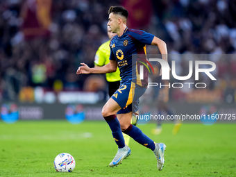 Stephan El Shaarawy of AS Roma during the Serie A Enilive match between AS Roma and Udinese Calcio at Stadio Olimpico on September 22, 2024...