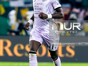 Hassane Kamara of Udinese Calcio during the Serie A Enilive match between AS Roma and Udinese Calcio at Stadio Olimpico on September 22, 202...