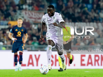 Keinan Davis of Udinese Calcio during the Serie A Enilive match between AS Roma and Udinese Calcio at Stadio Olimpico on September 22, 2024...