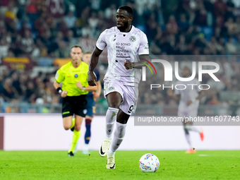 Keinan Davis of Udinese Calcio during the Serie A Enilive match between AS Roma and Udinese Calcio at Stadio Olimpico on September 22, 2024...