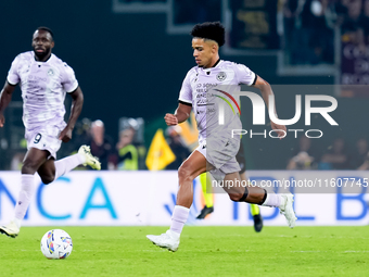 Brenner of Udinese Calcio during the Serie A Enilive match between AS Roma and Udinese Calcio at Stadio Olimpico on September 22, 2024 in Ro...