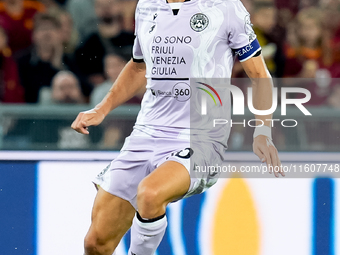 Florian Thauvin of Udinese Calcio during the Serie A Enilive match between AS Roma and Udinese Calcio at Stadio Olimpico on September 22, 20...