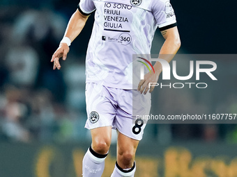 Sandi Lovric of Udinese Calcio during the Serie A Enilive match between AS Roma and Udinese Calcio at Stadio Olimpico on September 22, 2024...