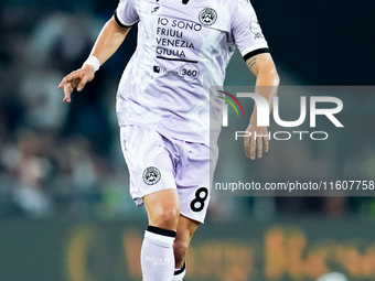 Sandi Lovric of Udinese Calcio during the Serie A Enilive match between AS Roma and Udinese Calcio at Stadio Olimpico on September 22, 2024...