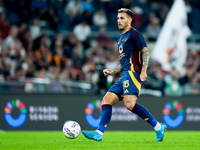 Leandro Paredes of AS Roma during the Serie A Enilive match between AS Roma and Udinese Calcio at Stadio Olimpico on September 22, 2024 in R...