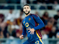 Mario Hermoso of AS Roma during the Serie A Enilive match between AS Roma and Udinese Calcio at Stadio Olimpico on September 22, 2024 in Rom...