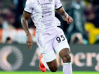 Isaak Toure' of Udinese Calcio during the Serie A Enilive match between AS Roma and Udinese Calcio at Stadio Olimpico on September 22, 2024...