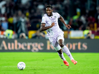 Isaak Toure' of Udinese Calcio during the Serie A Enilive match between AS Roma and Udinese Calcio at Stadio Olimpico on September 22, 2024...