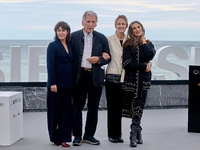 Costa-Gavras, Angela Molina, Charlotte Rampling, Marlyne Canto, and Claude Grande attend the photocall of ''Le Dernier Souffle'' during the...