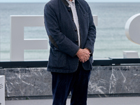 Costa-Gavras attends the photocall of ''Le Dernier Souffle'' during the 72nd San Sebastian International Film Festival in San Sebastian, Spa...