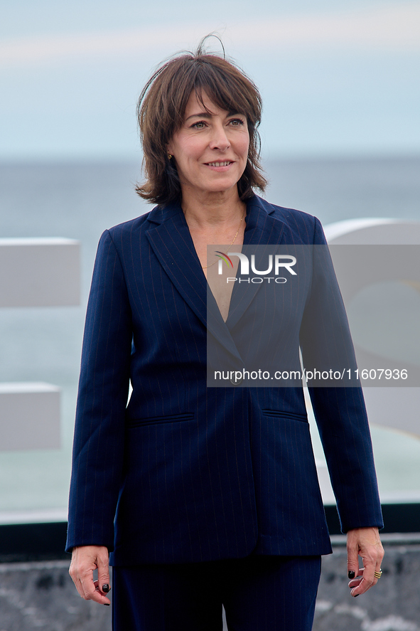 Marlyne Canto attends the photocall of ''Le Dernier Souffle'' during the 72nd San Sebastian International Film Festival in San Sebastian, Sp...