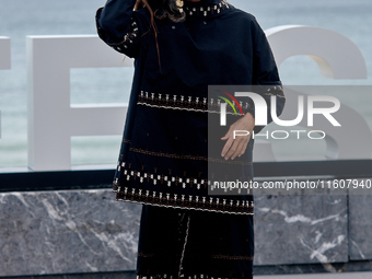 Angela Molina attends the photocall of ''Le Dernier Souffle'' during the 72nd San Sebastian International Film Festival in San Sebastian, Sp...