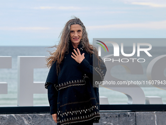 Angela Molina attends the photocall of ''Le Dernier Souffle'' during the 72nd San Sebastian International Film Festival in San Sebastian, Sp...