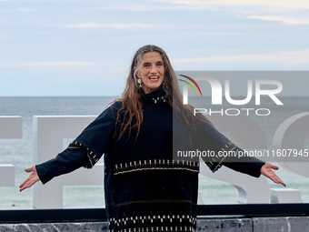 Angela Molina attends the photocall of ''Le Dernier Souffle'' during the 72nd San Sebastian International Film Festival in San Sebastian, Sp...