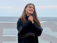 Angela Molina attends the photocall of ''Le Dernier Souffle'' during the 72nd San Sebastian International Film Festival in San Sebastian, Sp...