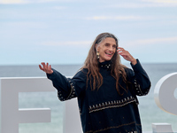 Angela Molina attends the photocall of ''Le Dernier Souffle'' during the 72nd San Sebastian International Film Festival in San Sebastian, Sp...