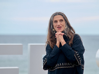 Angela Molina attends the photocall of ''Le Dernier Souffle'' during the 72nd San Sebastian International Film Festival in San Sebastian, Sp...