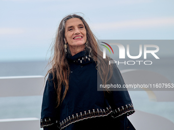 Angela Molina attends the photocall of ''Le Dernier Souffle'' during the 72nd San Sebastian International Film Festival in San Sebastian, Sp...