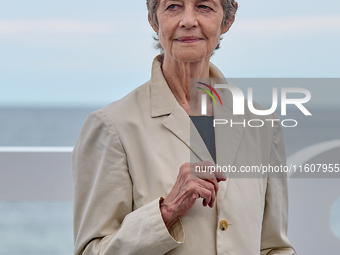 Charlotte Rampling attends the photocall of ''Le Dernier Souffle'' during the 72nd San Sebastian International Film Festival in San Sebastia...