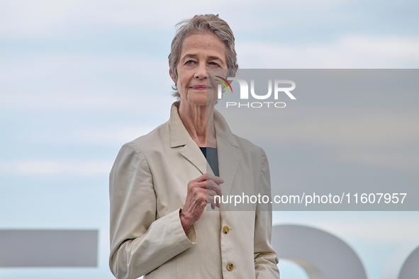 Charlotte Rampling attends the photocall of ''Le Dernier Souffle'' during the 72nd San Sebastian International Film Festival in San Sebastia...