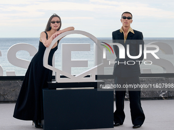 Xin You, Ni Ni, You Zhou, and Fan Liao attend the photocall of ''Bound in Heaven'' during the 72nd San Sebastian International Film Festival...