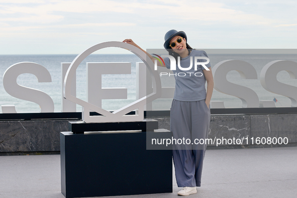 Xin You, Ni Ni, You Zhou, and Fan Liao attend the photocall of ''Bound in Heaven'' during the 72nd San Sebastian International Film Festival...