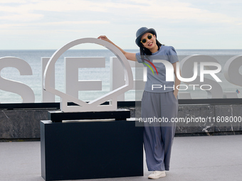 Xin You, Ni Ni, You Zhou, and Fan Liao attend the photocall of ''Bound in Heaven'' during the 72nd San Sebastian International Film Festival...