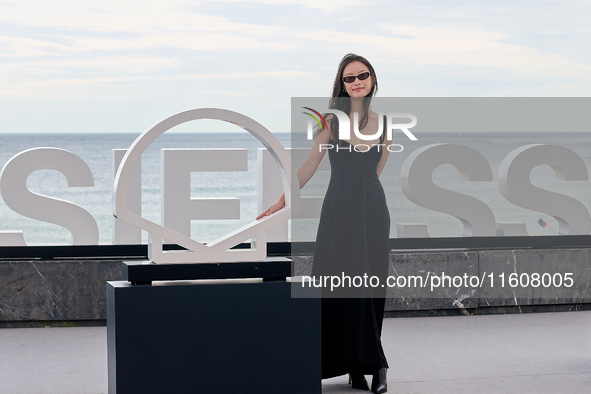 Ni Ni attends the photocall of ''Bound in Heaven'' during the 72nd San Sebastian International Film Festival in San Sebastian, Spain, on Sep...