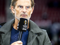 Ronald de Boer of ZIGGO Sport, during the match AZ vs. Elfsborg at the AZ Stadium for the UEFA Europa League - League phase - Matchday 1 sea...