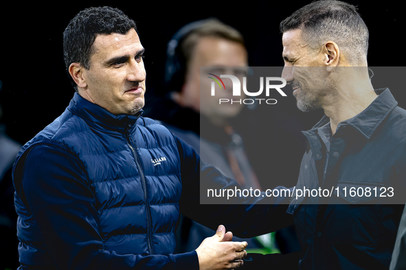 AZ Alkmaar trainer Maarten Martens during the match AZ vs. Elfsborg at the AZ Stadium for the UEFA Europa League - League phase - Matchday 1...