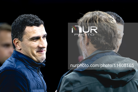 AZ Alkmaar trainer Maarten Martens during the match AZ vs. Elfsborg at the AZ Stadium for the UEFA Europa League - League phase - Matchday 1...