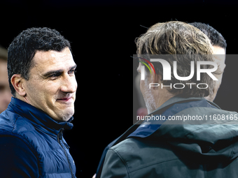 AZ Alkmaar trainer Maarten Martens during the match AZ vs. Elfsborg at the AZ Stadium for the UEFA Europa League - League phase - Matchday 1...