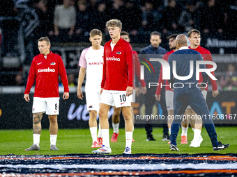 AZ Alkmaar midfielder Sven Mijnans during the match AZ - Elfsborg at the AZ Stadium for the UEFA Europa League - League phase - Matchday 1 s...