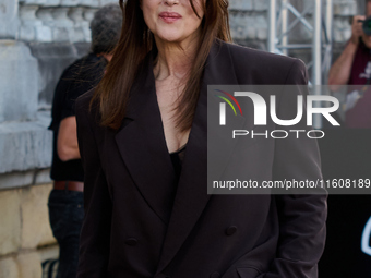 Monica Bellucci arrives at the Maria Cristina Hotel during the 72nd San Sebastian International Film Festival in San Sebastian, Spain, on Se...