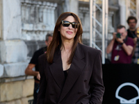 Monica Bellucci arrives at the Maria Cristina Hotel during the 72nd San Sebastian International Film Festival in San Sebastian, Spain, on Se...