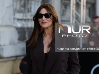 Monica Bellucci arrives at the Maria Cristina Hotel during the 72nd San Sebastian International Film Festival in San Sebastian, Spain, on Se...