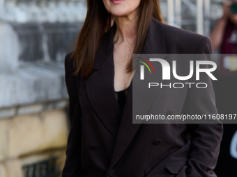 Monica Bellucci arrives at the Maria Cristina Hotel during the 72nd San Sebastian International Film Festival in San Sebastian, Spain, on Se...