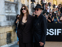 Monica Bellucci arrives at the Maria Cristina Hotel during the 72nd San Sebastian International Film Festival in San Sebastian, Spain, on Se...