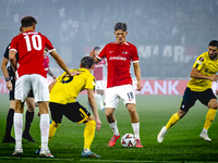 AZ Alkmaar defender David Moller Wolfe plays during the match AZ - Elfsborg at the AZ Stadium for the UEFA Europa League - League phase - Ma...