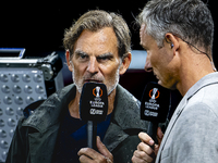 Ronald de Boer of ZIGGO Sport during the match AZ vs. Elfsborg at the AZ Stadium for the UEFA Europa League - League phase - Matchday 1 seas...