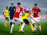 AZ Alkmaar defender David Moller Wolfe plays during the match AZ - Elfsborg at the AZ Stadium for the UEFA Europa League - League phase - Ma...