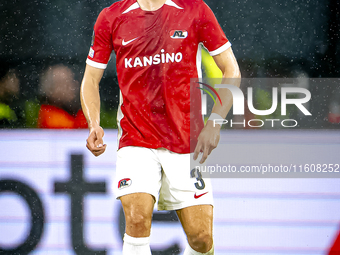 AZ Alkmaar midfielder Wouter Goes plays during the match between AZ and Elfsborg at the AZ Stadium for the UEFA Europa League - League phase...