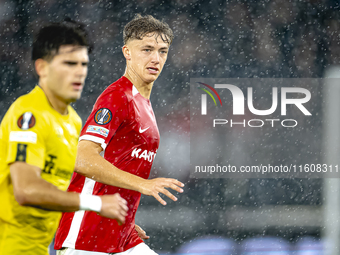 AZ Alkmaar midfielder Sven Mijnans during the match between AZ and Elfsborg at the AZ Stadium for the UEFA Europa League - League phase - Ma...