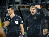 Elfsborg trainer Oscar Hiljemark during the match AZ vs. Elfsborg at the AZ Stadium for the UEFA Europa League - League phase - Matchday 1 s...