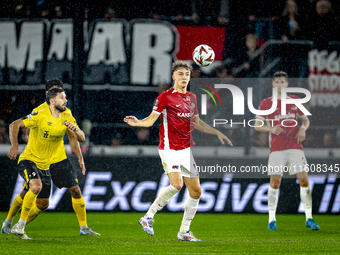 AZ Alkmaar midfielder Sven Mijnans during the match between AZ and Elfsborg at the AZ Stadium for the UEFA Europa League - League phase - Ma...