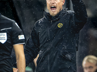 Elfsborg trainer Oscar Hiljemark during the match AZ vs. Elfsborg at the AZ Stadium for the UEFA Europa League - League phase - Matchday 1 s...